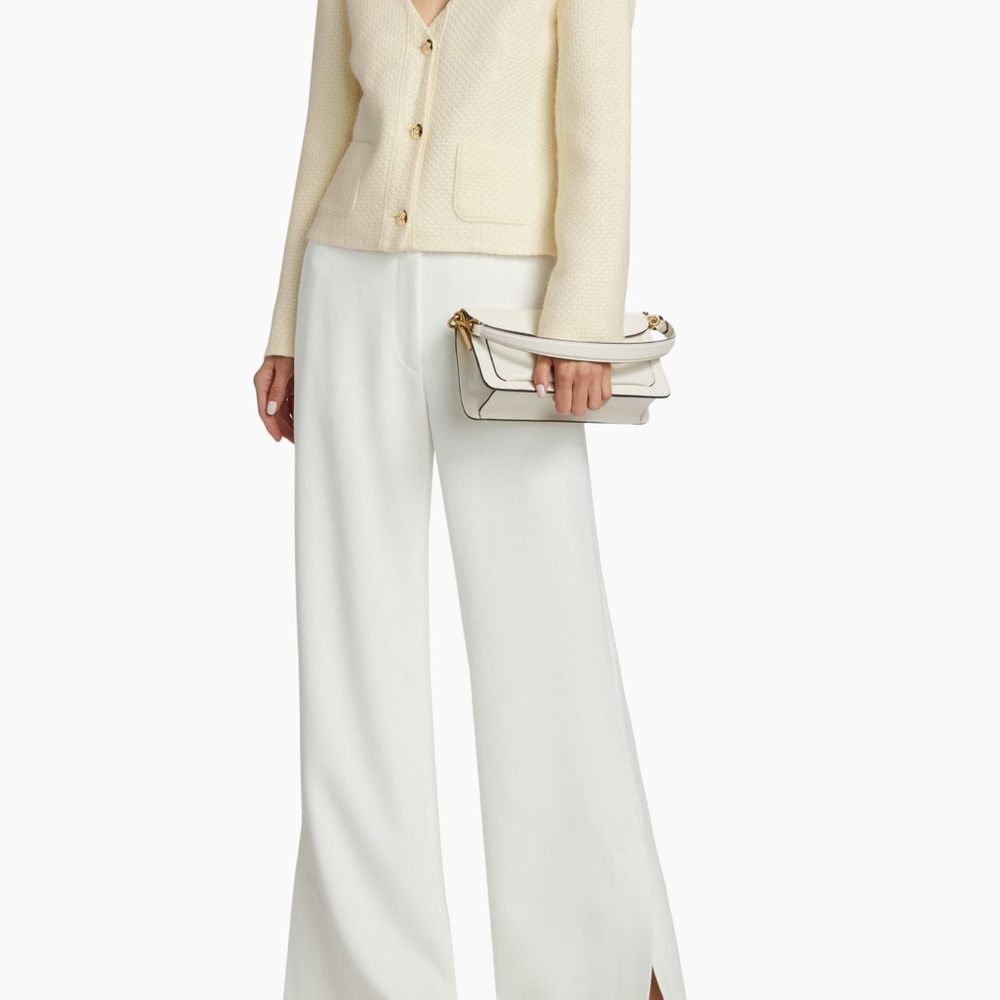 Anine Bing Lyra Crepe Straight Trousers